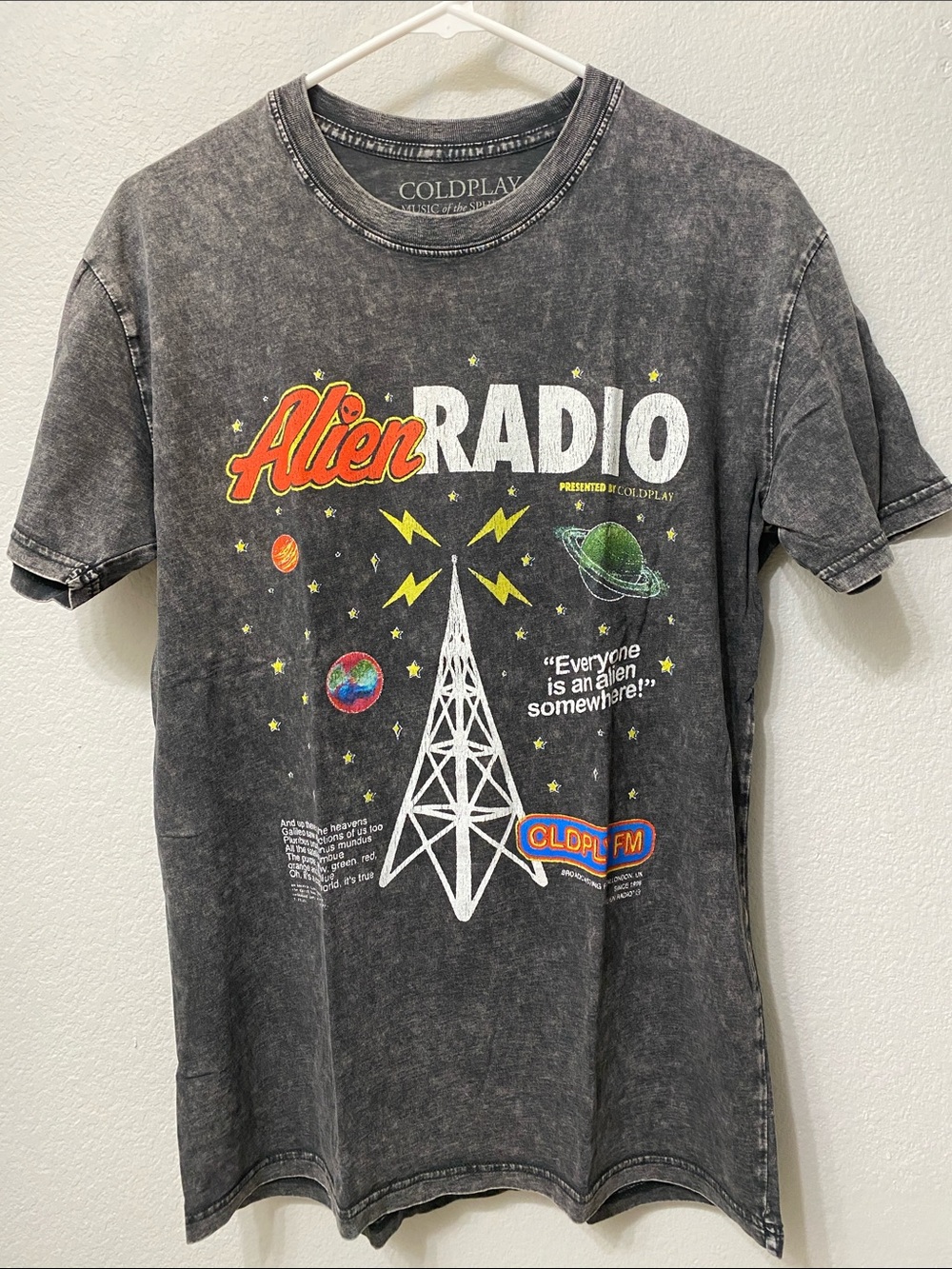 Coldplay Tour T-Shirt